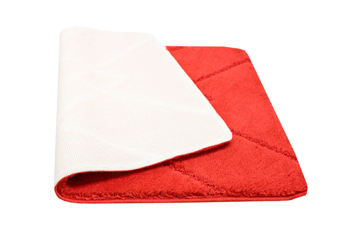 Dywanik Łazienkowy Antypoślizgowy Moreno Red Czerwony Romby