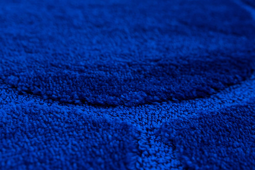 Dywanik Okrągły Łazienkowy Antypoślizgowy Ocean Blue Niebieski