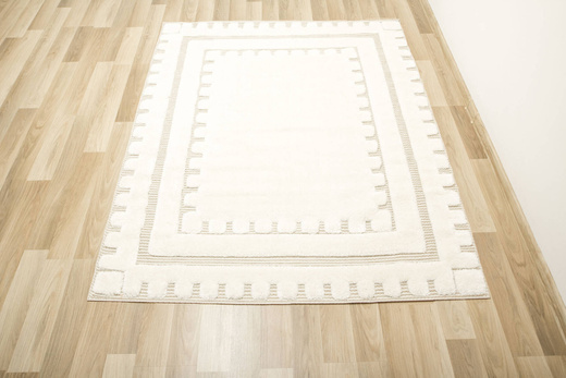 Dywan Shaggy Lula Soft IM41A Krem Beż Ramka