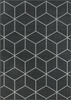 Dywan Luna 503746/89922 d.grey cubes grafitowy ch
