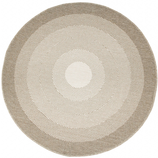 Okrągły Dwustronny Dywan Sznurkowy Brussels 2205195/10610 Linen Beż Krem Koła Outdoor