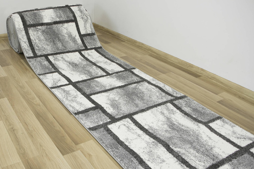 Chodnik Lima 9553A cr/l.g Szary Kremowy szerokość 70 cm