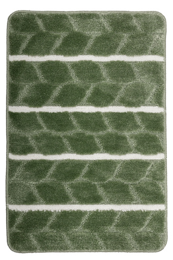 Komplet 3-częściowy Łazienkowy Fano Green Paski Zielony