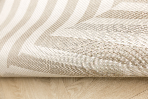 Dywan Sznurkowy Haga 04769A vizon/cream Krem Beż Szary Paski Outdoor