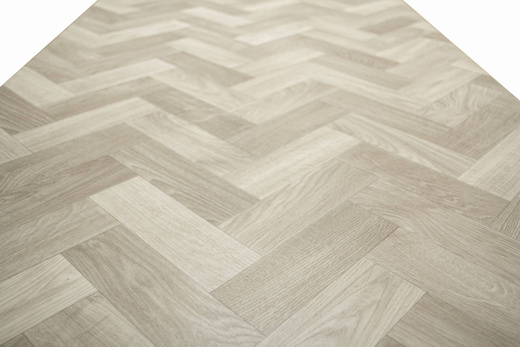 Wykładzina Pcv Batitec Sintra T45 Jodełka Beż Krem szerokość 1 m