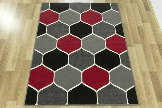 Dywan LUNA 503833/51915 grey/red