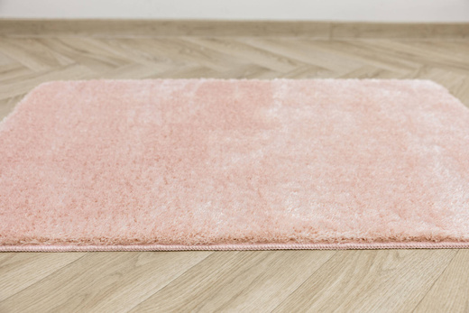 Dywanik Łazienkowy Antypoślizgowy Malmo Różowy Shaggy