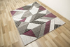 Dywan Amelia A632A grey/purple Szary Fiolet Linie Paski Kreski