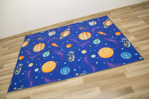 Dywan Dziecięcy Galaxy Galaktyka Komos Rakiety Planety
