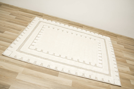 Dywan Shaggy Lula Soft IM41A Krem Beż Ramka