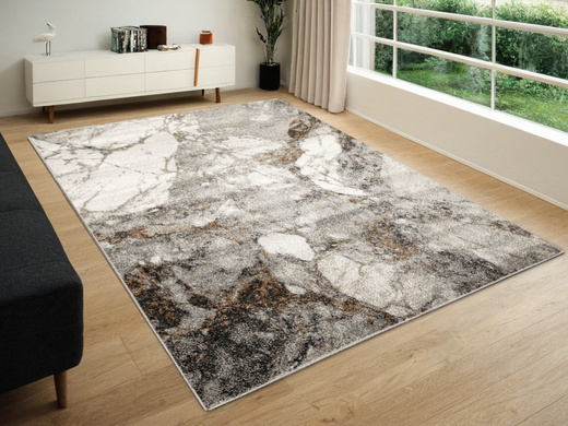 Dywan Ponte N844A l.grey/d.grey Szary Brąz Marmur