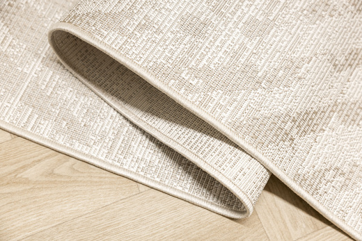 Okrągły Dywan Sznurkowy Haga 04787A vizon/cream Beż Krem Okręgi Outdoor