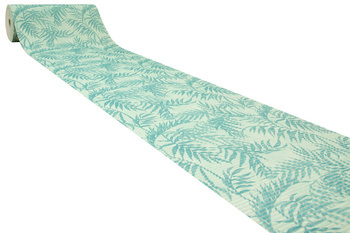 Mata Łazienkowa Softy-tex 849 Listki Palmowe Zielony Miętowy szerokość 65 cm