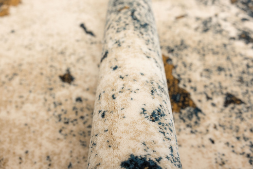 Wełniany Dywan Isfahan Clario Krem Marmur Terrazzo Beż