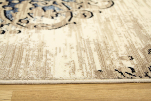 Dywan Victoria 7104A cream/beige Ornament Krem Niebieski