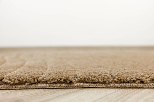 Dywanik Łazienkowy Antypoślizgowy Sara Beige Beż Fale