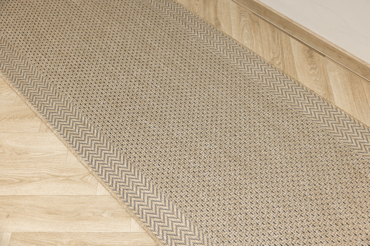 Antypoślizgowy Chodnik Sznurkowy Flex19242/P01 Beż szerokość 100 cm