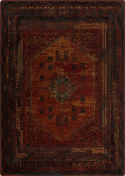 Wełniany Dywan Dywilan Omega Mistik Red