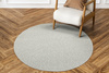 Okrągły Dywan Cannon 73 Grey Gruby Splot