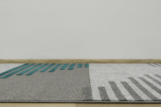 Dywan Agnella Meteo Portat zielony z efektem 3D