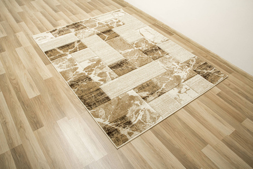 Dywan Amelia B171A cream/beige Beżowy Brązowy Kwadraty