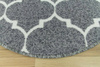 Dywan okrągły Clover 19  j.szary koniczyna marokańska
