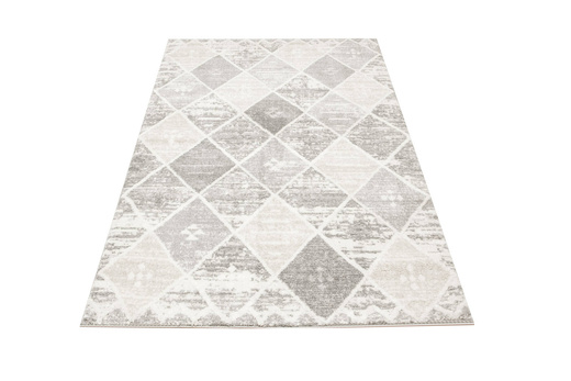 Dywan Loris G179B cream/beige Szary Beż Romby