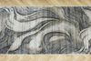 Chodnik Matara P176A m.grey/sp.antra Szary Fale szerokość 70 cm