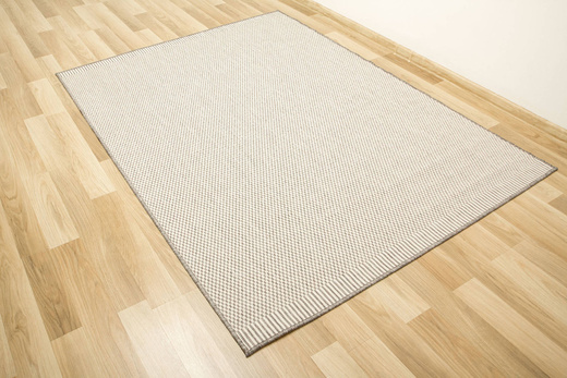 Dywan Dwustronny Sznurkowy Brussels 205150/10010 Silver Kratka Szary Krem Outdoor