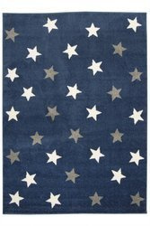 Dywan Emily Kids 5767A d.gri/d.blue Gwiazdki Granatowe