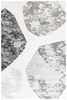 Dywan Verano H374A m.grey/grey Krem Szary Złoty Abstrakcja Kamyki