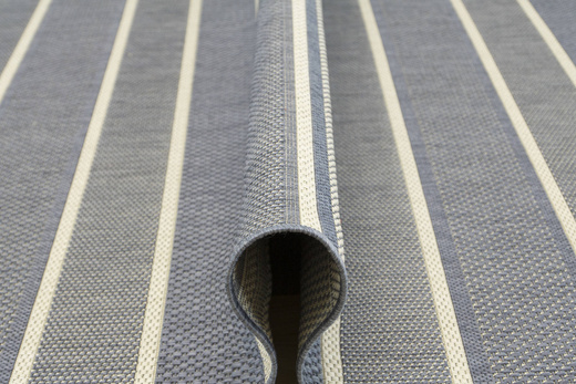 Dywan Sznurkowy Split 48118/591 Niebieski Krem Pasy