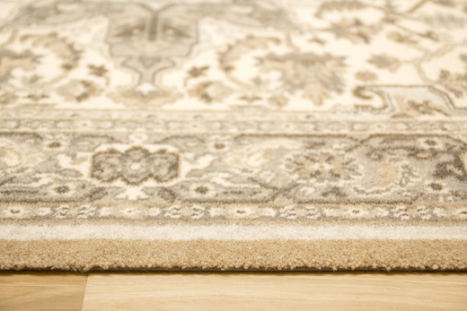 Wełniany Dywan Tempo Natural-B Harvey Jasny Szary