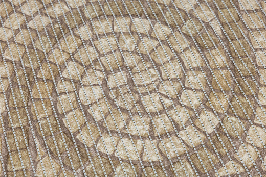 Mata Łazienkowa 222B Mozaika Brąz Beż szerokość 65 cm