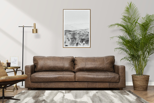 Dywan Ponte N282A l.grey/d.grey Szary Brąz