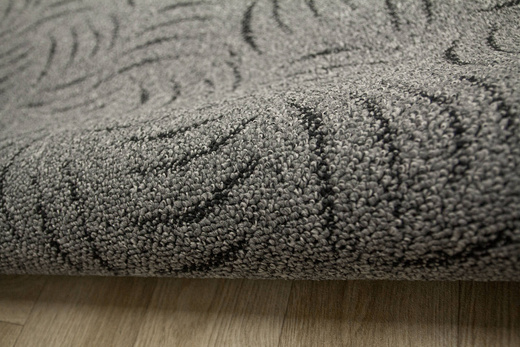Dywan Presto Presto 74 Melanż Srebrzysty Szary Czarny