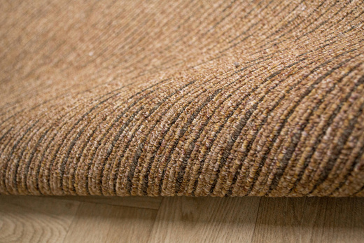 Dywan Pętelkowy Genewa 91 Beż Brąz Melanż Gruby Splot Prążki