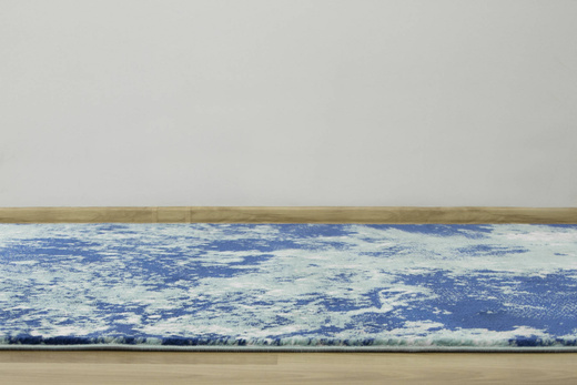 Dywan Victoria 9142A blue/d.blue Abstrakcyjny Ocean Granatowy Turkusowy Kremowy
