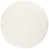 Dywan Okrągły Shaggy Antypoślizgowy Malmo Biały