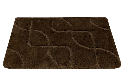 Dywanik Łazienkowy Antypoślizgowy Ivona Brown Brąz Linie