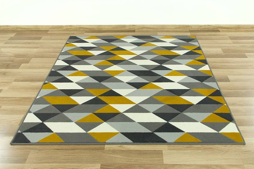 Dywan Luna 503652/89915 Żółte Trójkąty