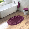 Dywanik Łazienkowy Antypoślizgowy Ocean Fiolet Owalny