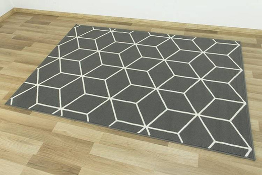Dywan Luna 503746/51911 grey cubes szary