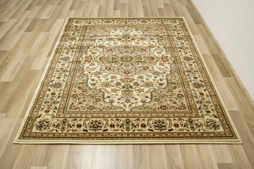 Dywan Super Rose 3792A cream/cream Ornament Kwiaty Krem Beż