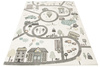 Dywan Dziecięcy Lima 9376A cream/l.grey Uliczki Krem Pastele