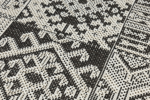 Antypoślizgowy Dywan FLEX 19636/91 Brąz Beż Patchwork