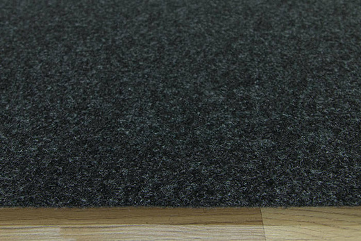 Wykładzina lindau 50 czarny szerokość 4 m