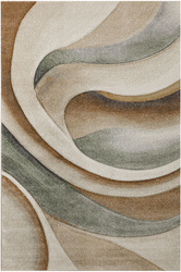 Dywan Agent 40436/610 Multi Krem Miedź Oliwka Fale