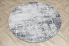 Okrągły Dywan Nantes NT041G Grey/Grey Szary Beton
