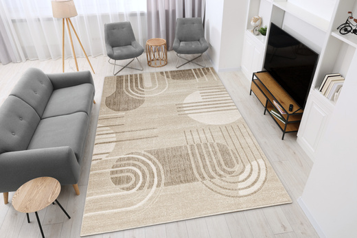 Dywan Matara N981A l.beige/m.beig Beż Krem Kaszmir Geometria